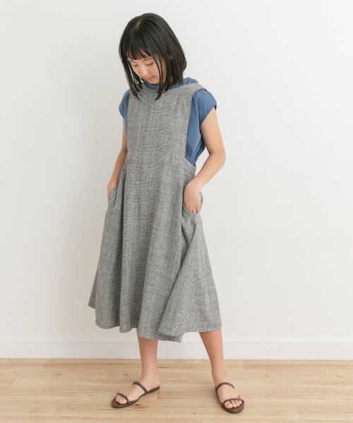 URBAN RESEARCH DOORS（Kids）(アーバンリサーチドアーズ（キッズ）)/『WEB/一部店舗限定』『親子リンク』リネンレーヨンジャンパースカート(KIDS)/img11