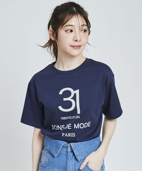 31 Sons de mode(トランテアン　ソン　ドゥ　モード)/ナンバーロゴＴシャツ/img14