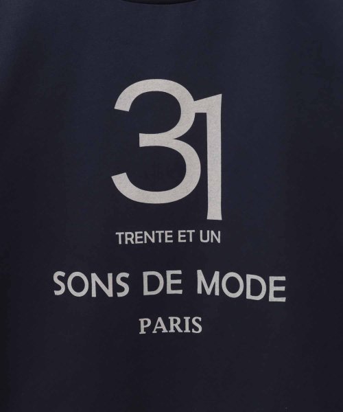 31 Sons de mode(トランテアン　ソン　ドゥ　モード)/ナンバーロゴＴシャツ/img23