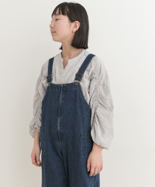 URBAN RESEARCH DOORS（Kids）(アーバンリサーチドアーズ（キッズ）)/『WEB/一部店舗限定』『親子リンク』ギャザースリーブブラウス(KIDS)(150cm)/img09