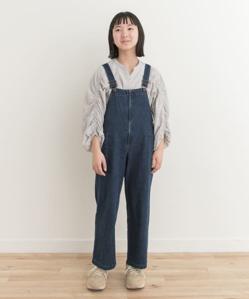 URBAN RESEARCH DOORS（Kids）(アーバンリサーチドアーズ（キッズ）)/『WEB/一部店舗限定』『親子リンク』ギャザースリーブブラウス(KIDS)(150cm)/img12