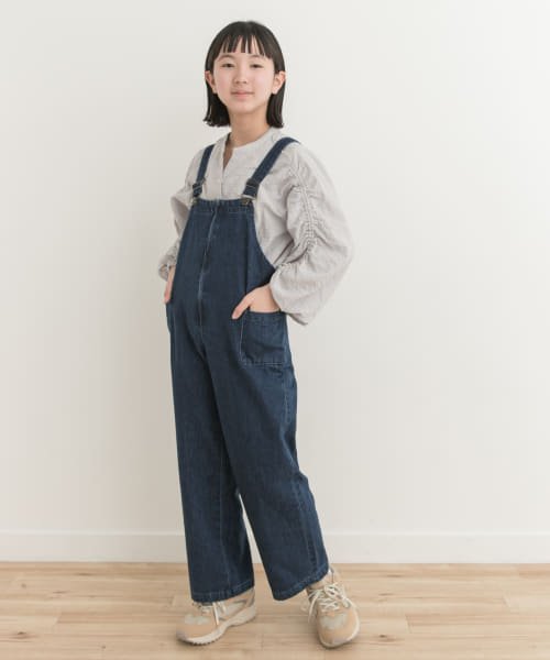 URBAN RESEARCH DOORS（Kids）(アーバンリサーチドアーズ（キッズ）)/『WEB/一部店舗限定』『親子リンク』ギャザースリーブブラウス(KIDS)(150cm)/img13