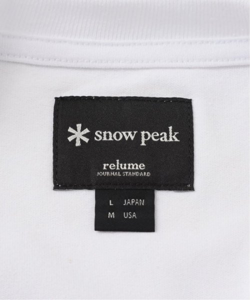 JOURNAL STANDARD relume Men's(ジャーナルスタンダード　レリューム　メンズ)/【SNOW PEAK / スノーピーク】別注 SP Logo Tシャツ/img69