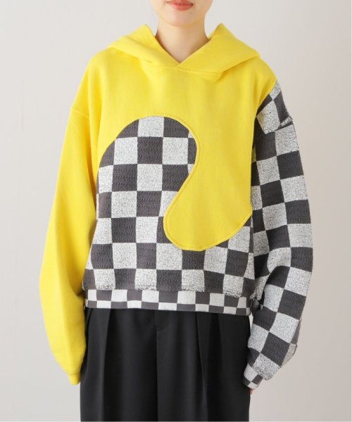 JOURNAL STANDARD(ジャーナルスタンダード)/【ERL / イーアールエル】 MEN YELLOW CHECKER SWIRL HOODIE KNIT/img17