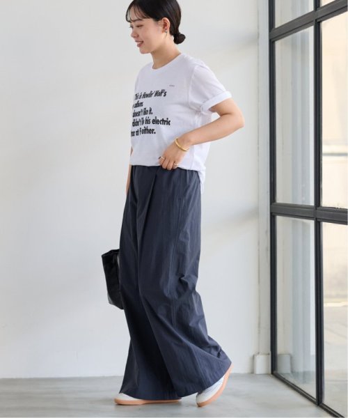 コットンナイロンギャザーワイドパンツ FRAMeWORK