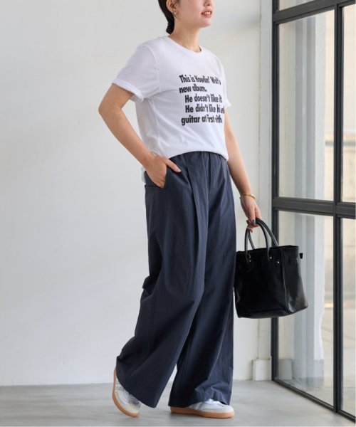 コットンナイロンギャザーワイドパンツ FRAMeWORK