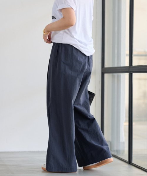 コットンナイロンギャザーワイドパンツ FRAMeWORK