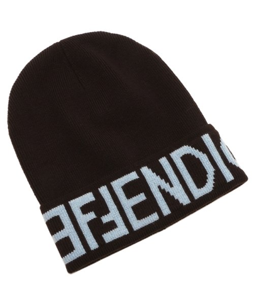 FENDI(フェンディ)/フェンディ 帽子 ビーニー ブラック レディース FENDI FXQ948 AQ82 F1N0G/img01