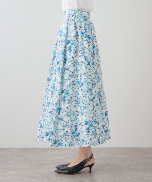 ジュイ柄タックフレアスカート ジュイ柄タックフレアスカート EI1483191030(11440円)