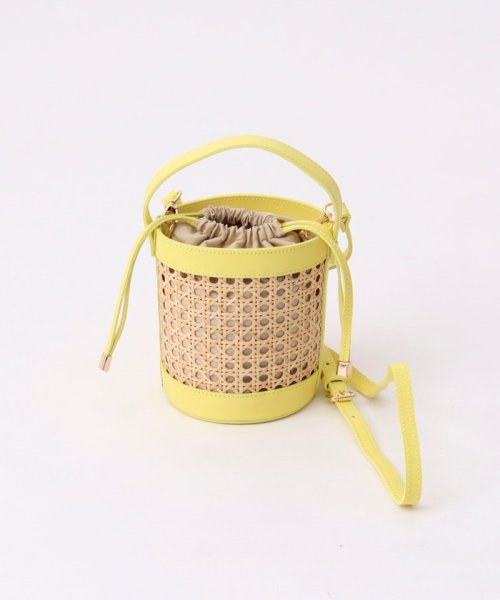 【ANTONELLO MASI/アントネッロマージ】ラタンコンビバケツバッグ ANTONELLO MASI/アントネッロマージ