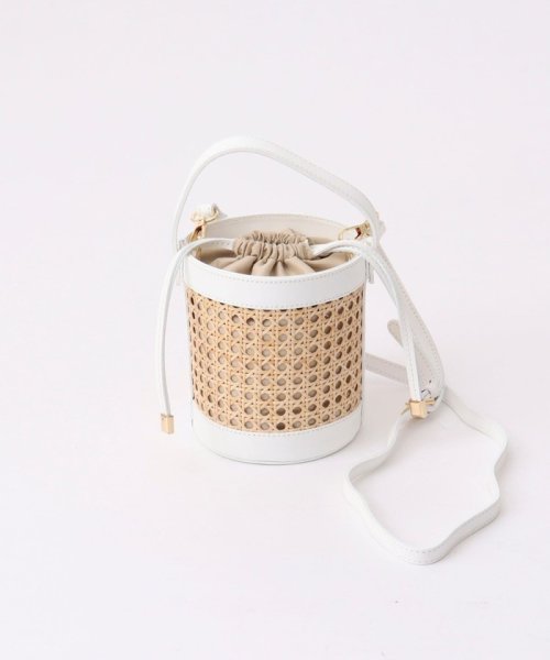 【ANTONELLO MASI/アントネッロマージ】ラタンコンビバケツバッグ ANTONELLO MASI/アントネッロマージ