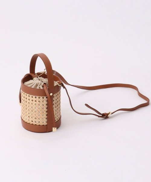 【ANTONELLO MASI/アントネッロマージ】ラタンコンビバケツバッグ ANTONELLO MASI/アントネッロマージ