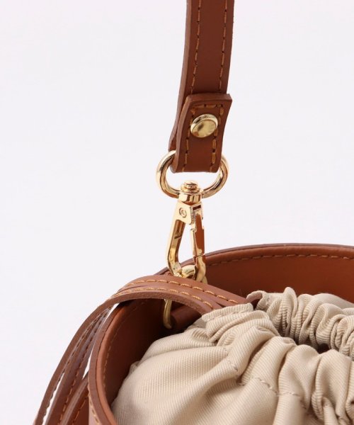 【ANTONELLO MASI/アントネッロマージ】ラタンコンビバケツバッグ ANTONELLO MASI/アントネッロマージ