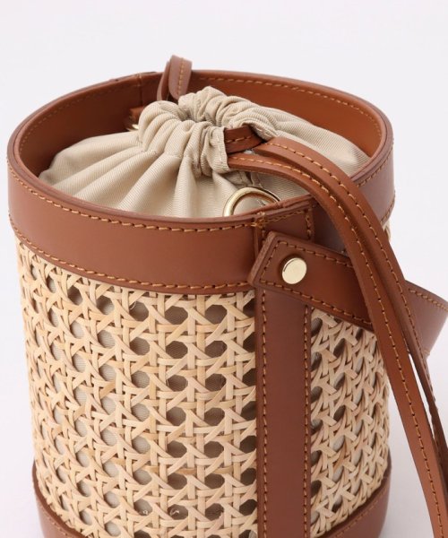 【ANTONELLO MASI/アントネッロマージ】ラタンコンビバケツバッグ ANTONELLO MASI/アントネッロマージ