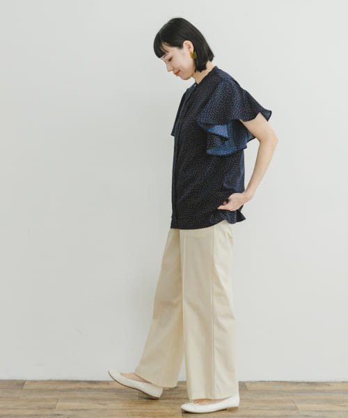 ITEMS URBANRESEARCH(アイテムズ アーバンリサーチ（レディース）)/ドットフレアブラウス/img12