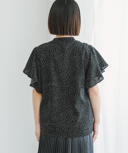 ITEMS URBANRESEARCH(アイテムズ アーバンリサーチ（レディース）)/ドットフレアブラウス/img16