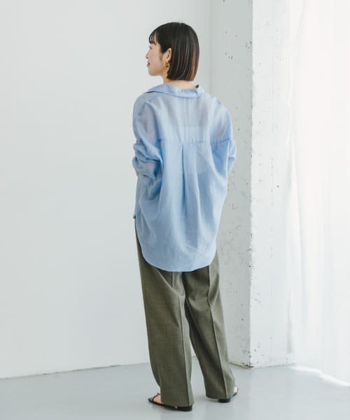 ITEMS URBANRESEARCH(アイテムズ アーバンリサーチ（レディース）)/『2WAY仕様』シアーポケットスキッパーシャツ/img29