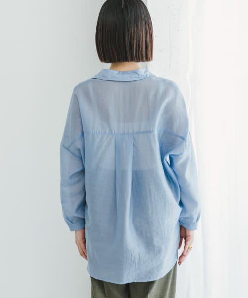 ITEMS URBANRESEARCH(アイテムズ アーバンリサーチ（レディース）)/『2WAY仕様』シアーポケットスキッパーシャツ/img32