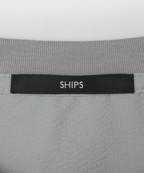 SHIPS MEN(シップス　メン)/SHIPS: COOLMAX(R) シアサッカー 長袖 Tシャツ/img13