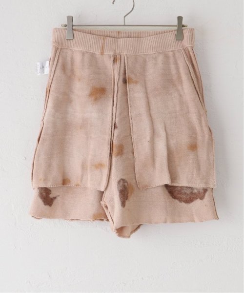 【irojikake/イロジカケ】Tie－dye knit short pants irojikake/イロジカケ