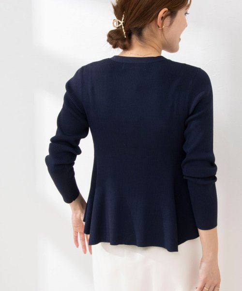 《手洗い可能》リブフレアVネックカーディガン 人気・おすすめ｜使いやすい・旅行におすすめ 品質保証 全国発送 日本国内発送・最短翌日お届け