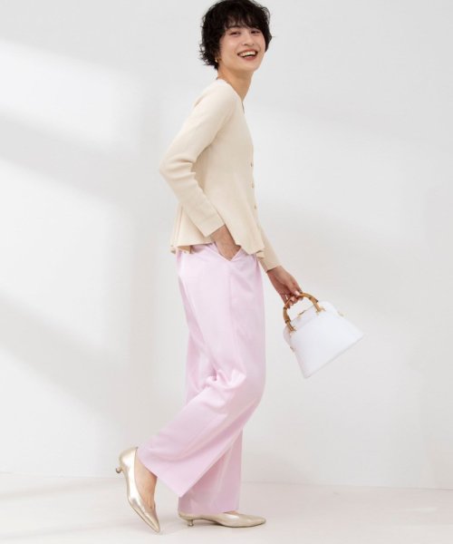 《手洗い可能》リブフレアVネックカーディガン 人気・おすすめ｜使いやすい・旅行におすすめ 品質保証 全国発送 日本国内発送・最短翌日お届け