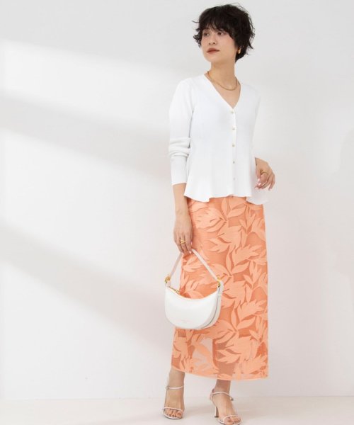 《手洗い可能》リブフレアVネックカーディガン 人気・おすすめ｜使いやすい・旅行におすすめ 品質保証 全国発送 日本国内発送・最短翌日お届け