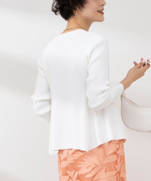 《手洗い可能》リブフレアVネックカーディガン 人気・おすすめ｜使いやすい・旅行におすすめ 品質保証 全国発送 日本国内発送・最短翌日お届け