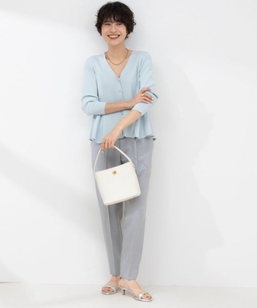 《手洗い可能》リブフレアVネックカーディガン 人気・おすすめ｜使いやすい・旅行におすすめ 品質保証 全国発送 日本国内発送・最短翌日お届け