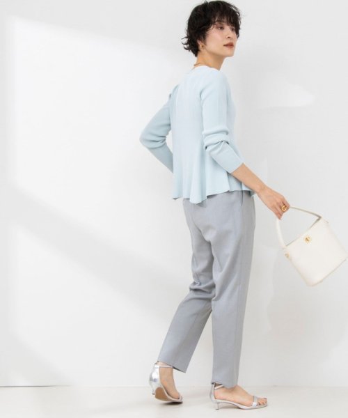 《手洗い可能》リブフレアVネックカーディガン 人気・おすすめ｜使いやすい・旅行におすすめ 品質保証 全国発送 日本国内発送・最短翌日お届け