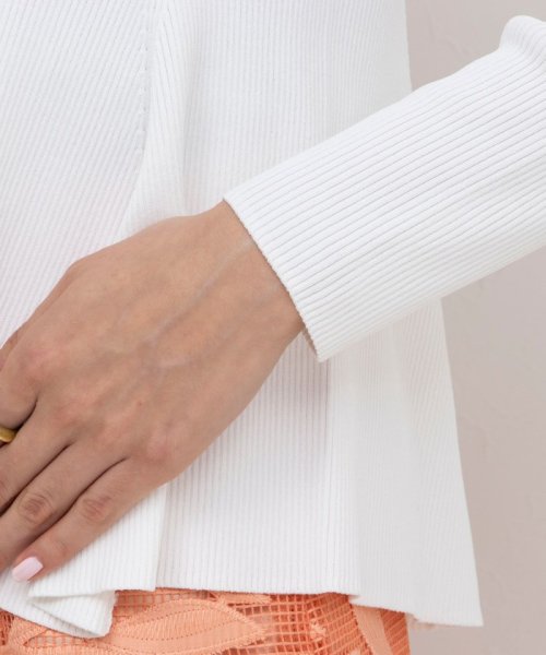 《手洗い可能》リブフレアVネックカーディガン 人気・おすすめ｜使いやすい・旅行におすすめ 品質保証 全国発送 日本国内発送・最短翌日お届け