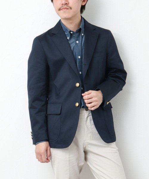 【D.C.WHITE/ディーシーホワイト】《ビジカジ対応》WEST POINT BLAZER ウエストポイントブレザー WHITE/ディーシーホワイト WHITE