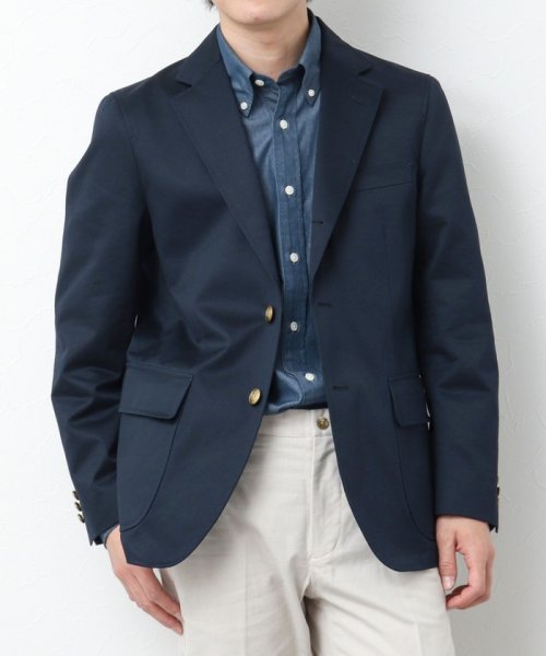 【D.C.WHITE/ディーシーホワイト】《ビジカジ対応》WEST POINT BLAZER ウエストポイントブレザー WHITE/ディーシーホワイト WHITE