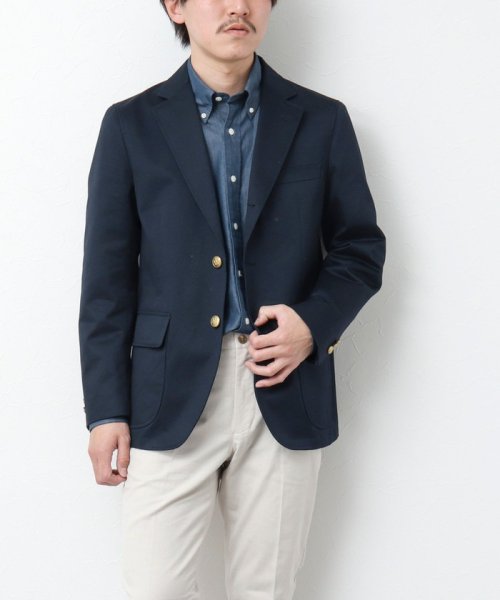 【D.C.WHITE/ディーシーホワイト】《ビジカジ対応》WEST POINT BLAZER ウエストポイントブレザー WHITE/ディーシーホワイト WHITE