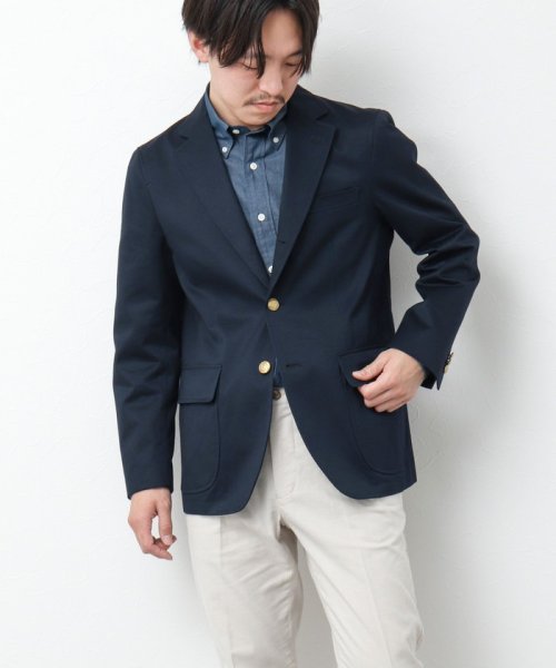 【D.C.WHITE/ディーシーホワイト】《ビジカジ対応》WEST POINT BLAZER ウエストポイントブレザー WHITE/ディーシーホワイト WHITE