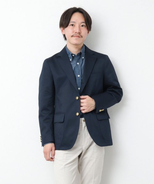 【D.C.WHITE/ディーシーホワイト】《ビジカジ対応》WEST POINT BLAZER ウエストポイントブレザー WHITE/ディーシーホワイト WHITE