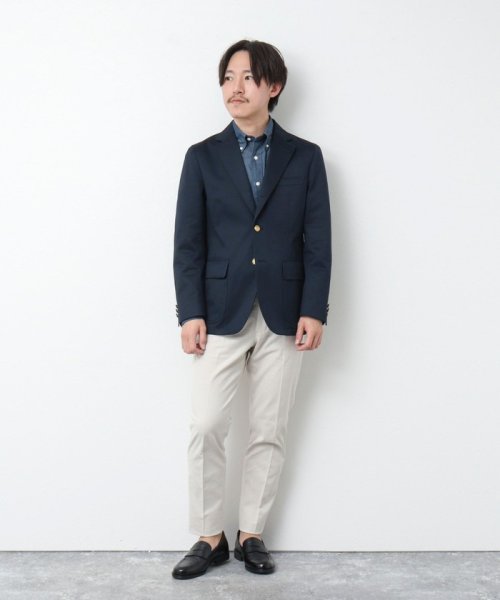 【D.C.WHITE/ディーシーホワイト】《ビジカジ対応》WEST POINT BLAZER ウエストポイントブレザー WHITE/ディーシーホワイト WHITE