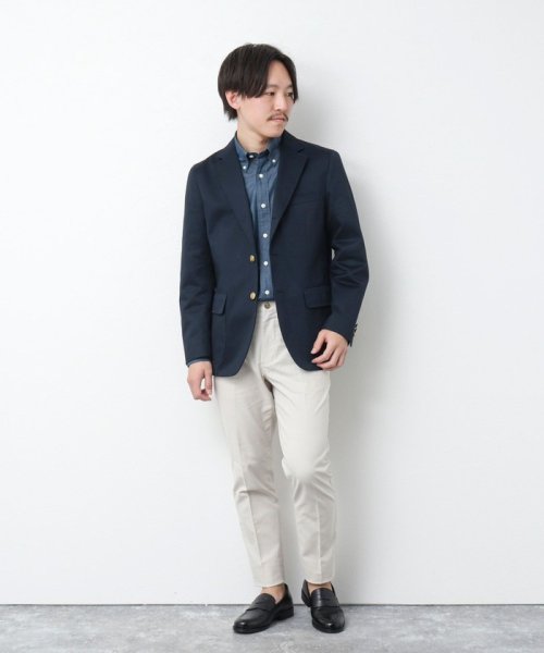 【D.C.WHITE/ディーシーホワイト】《ビジカジ対応》WEST POINT BLAZER ウエストポイントブレザー WHITE/ディーシーホワイト WHITE