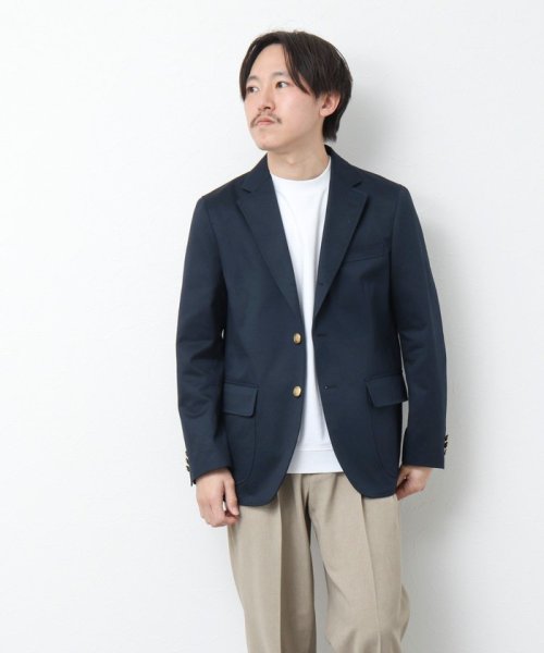 【D.C.WHITE/ディーシーホワイト】《ビジカジ対応》WEST POINT BLAZER ウエストポイントブレザー WHITE/ディーシーホワイト WHITE