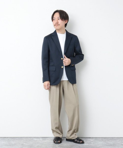 【D.C.WHITE/ディーシーホワイト】《ビジカジ対応》WEST POINT BLAZER ウエストポイントブレザー WHITE/ディーシーホワイト WHITE