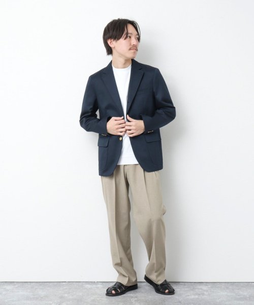【D.C.WHITE/ディーシーホワイト】《ビジカジ対応》WEST POINT BLAZER ウエストポイントブレザー WHITE/ディーシーホワイト WHITE