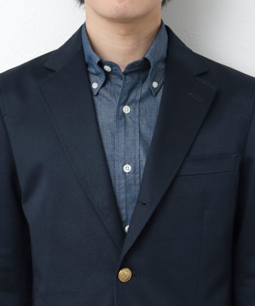 【D.C.WHITE/ディーシーホワイト】《ビジカジ対応》WEST POINT BLAZER ウエストポイントブレザー WHITE/ディーシーホワイト WHITE