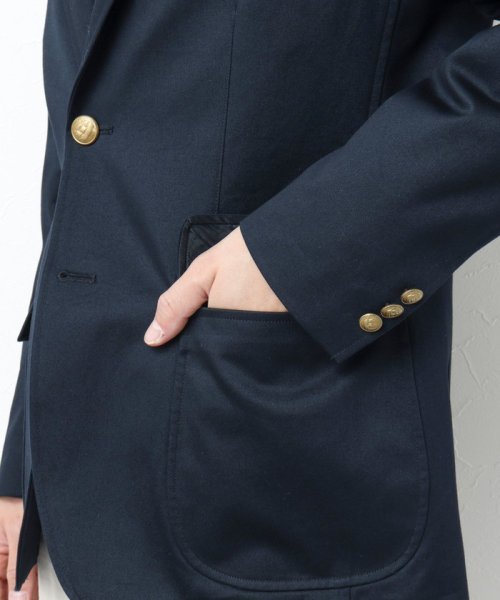 【D.C.WHITE/ディーシーホワイト】《ビジカジ対応》WEST POINT BLAZER ウエストポイントブレザー WHITE/ディーシーホワイト WHITE