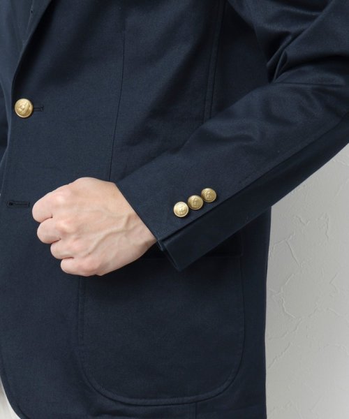 【D.C.WHITE/ディーシーホワイト】《ビジカジ対応》WEST POINT BLAZER ウエストポイントブレザー WHITE/ディーシーホワイト WHITE