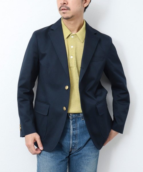 【D.C.WHITE/ディーシーホワイト】《ビジカジ対応》WEST POINT BLAZER ウエストポイントブレザー WHITE/ディーシーホワイト WHITE