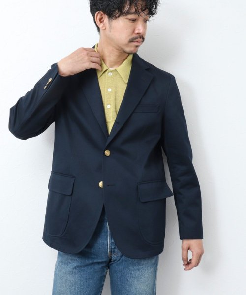 【D.C.WHITE/ディーシーホワイト】《ビジカジ対応》WEST POINT BLAZER ウエストポイントブレザー WHITE/ディーシーホワイト WHITE