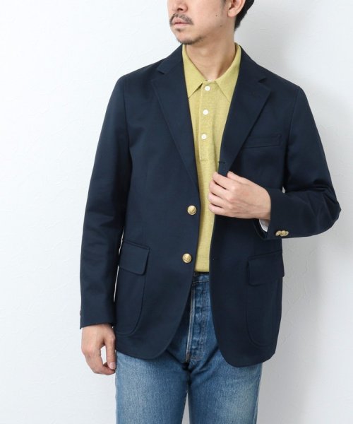 【D.C.WHITE/ディーシーホワイト】《ビジカジ対応》WEST POINT BLAZER ウエストポイントブレザー WHITE/ディーシーホワイト WHITE