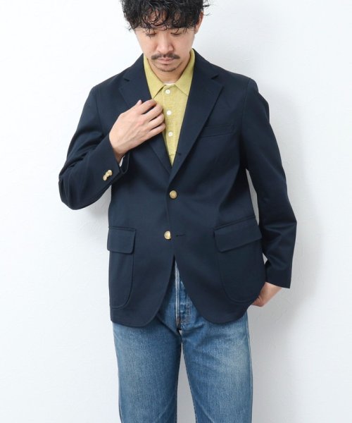 【D.C.WHITE/ディーシーホワイト】《ビジカジ対応》WEST POINT BLAZER ウエストポイントブレザー WHITE/ディーシーホワイト WHITE