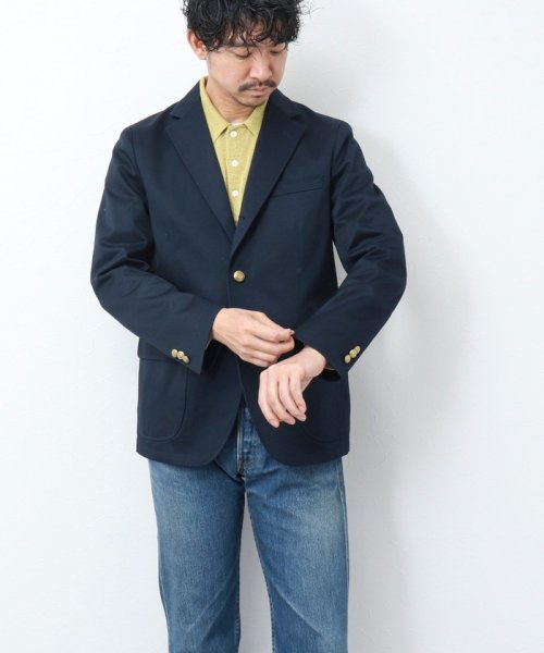 【D.C.WHITE/ディーシーホワイト】《ビジカジ対応》WEST POINT BLAZER ウエストポイントブレザー WHITE/ディーシーホワイト WHITE