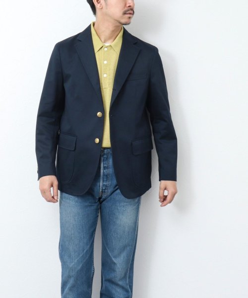 【D.C.WHITE/ディーシーホワイト】《ビジカジ対応》WEST POINT BLAZER ウエストポイントブレザー WHITE/ディーシーホワイト WHITE